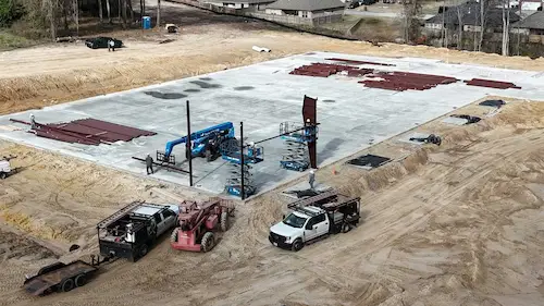 Construction Progress – Foundation