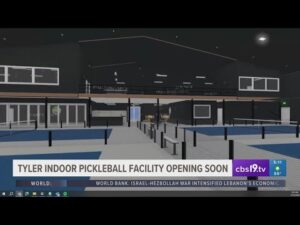 Video Thumbnail: Tyler indoor pickleball facility opening soon